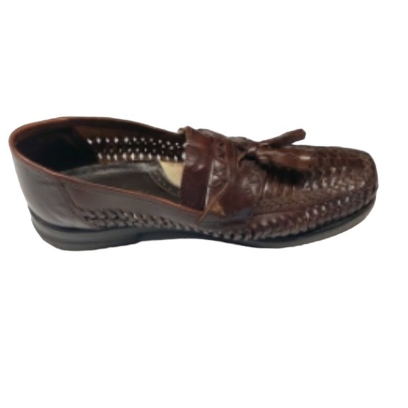 Tasseled Dark Brown Loafers Size 11